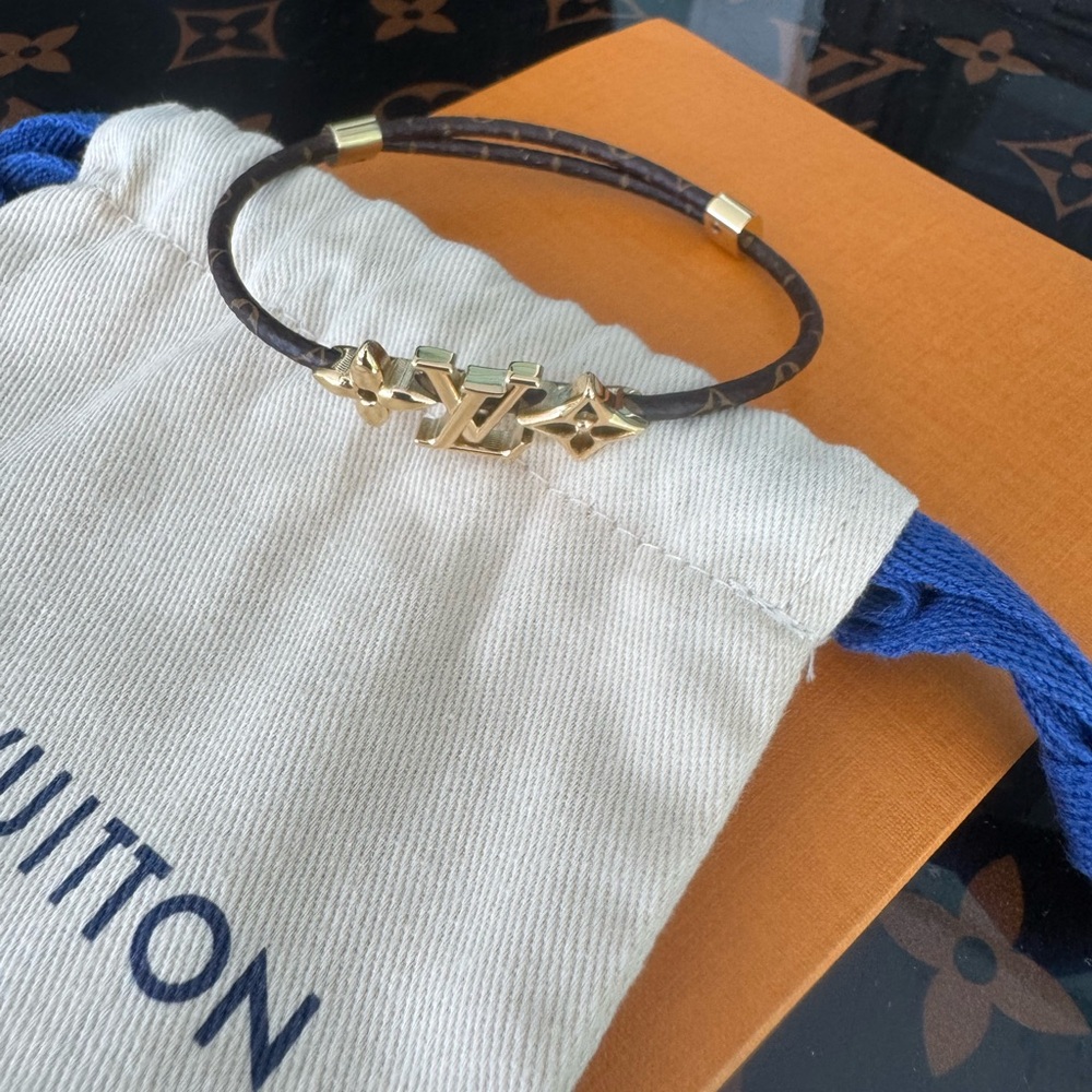 Louis Vuitton Bracelet Iconic in Signature Monogram New Release NWT Authentic LV - Picture 9 of 16